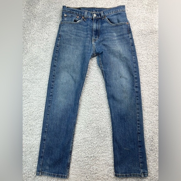 Levi's Jeans Mens 32 x 30 Regular Fit 505s Well Loved Work Utility Denim Classic - Picture 1 of 7